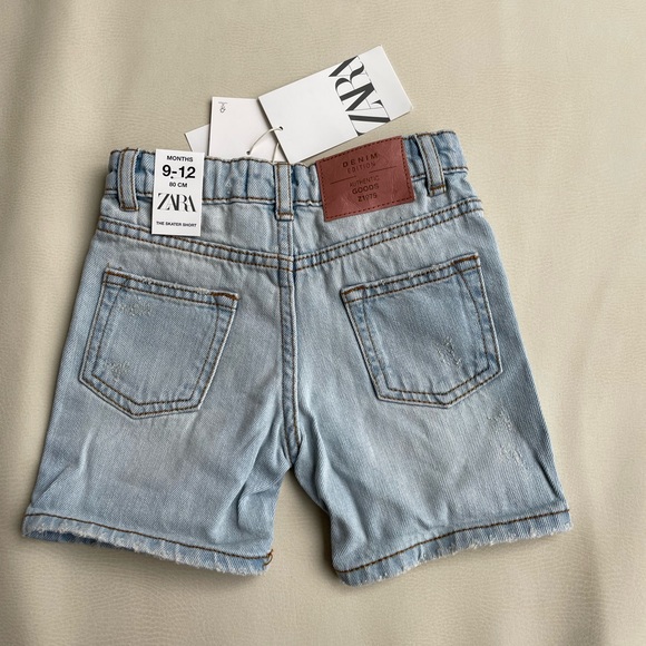 Zara Baby Jean Shorts 9-12month - Picture 12 of 13